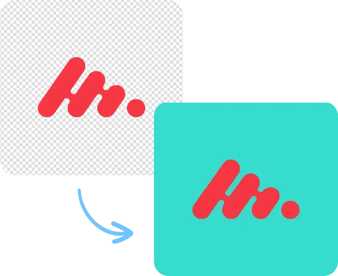 Imagen de logo con diferentes fondos